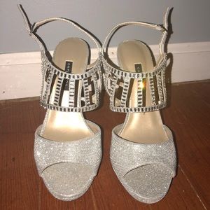 Silver heels